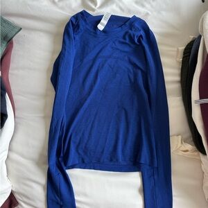 Lulu Blue Long Sleeve Top